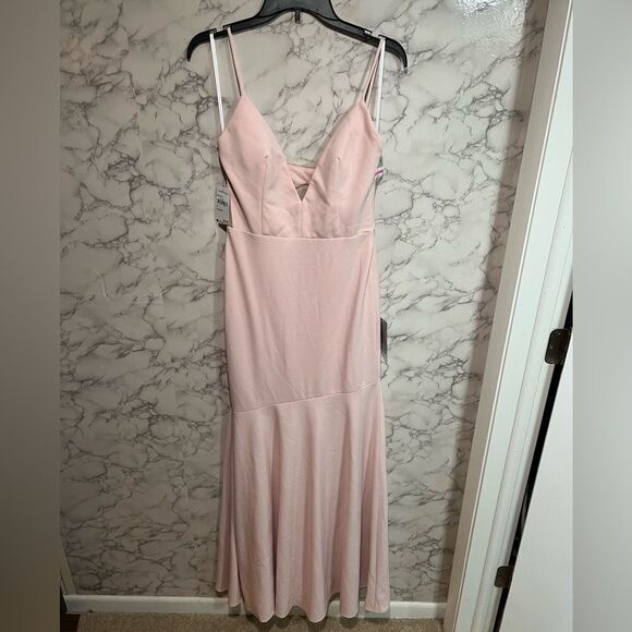 Katie May Smooth Operator V-Neck Trumpet Gown - Picture 4 of 12